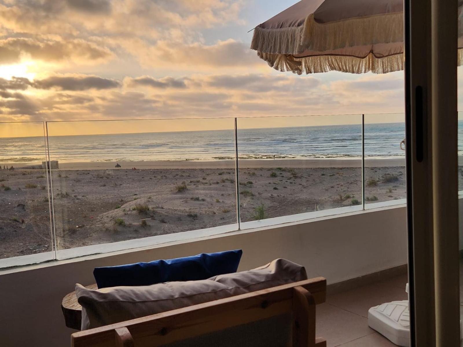 Sidi Rahal Blue View, Beachfront Wide Seaview With Pool Екстер'єр фото