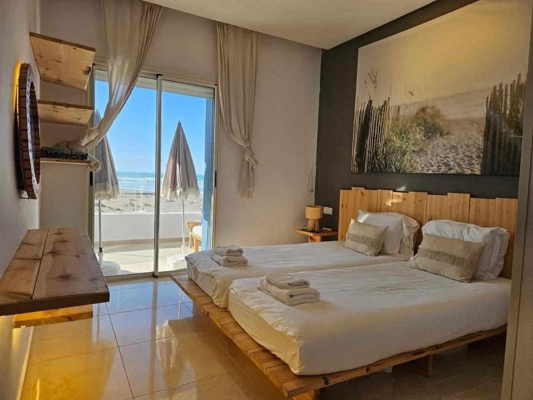 Sidi Rahal Blue View, Beachfront Wide Seaview With Pool Екстер'єр фото